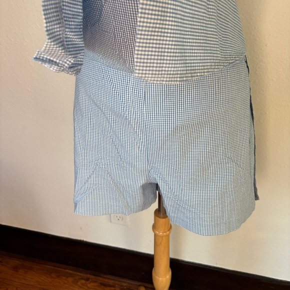 Vintage Blue & White Gingham Skort - Picture 5 of 11